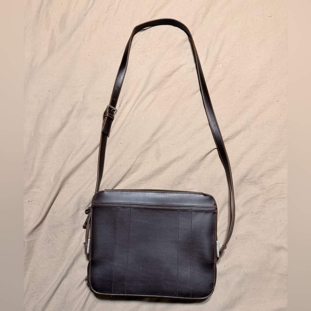 Unisex Brown Crossbody Bag – Villager by Liz Claiborne